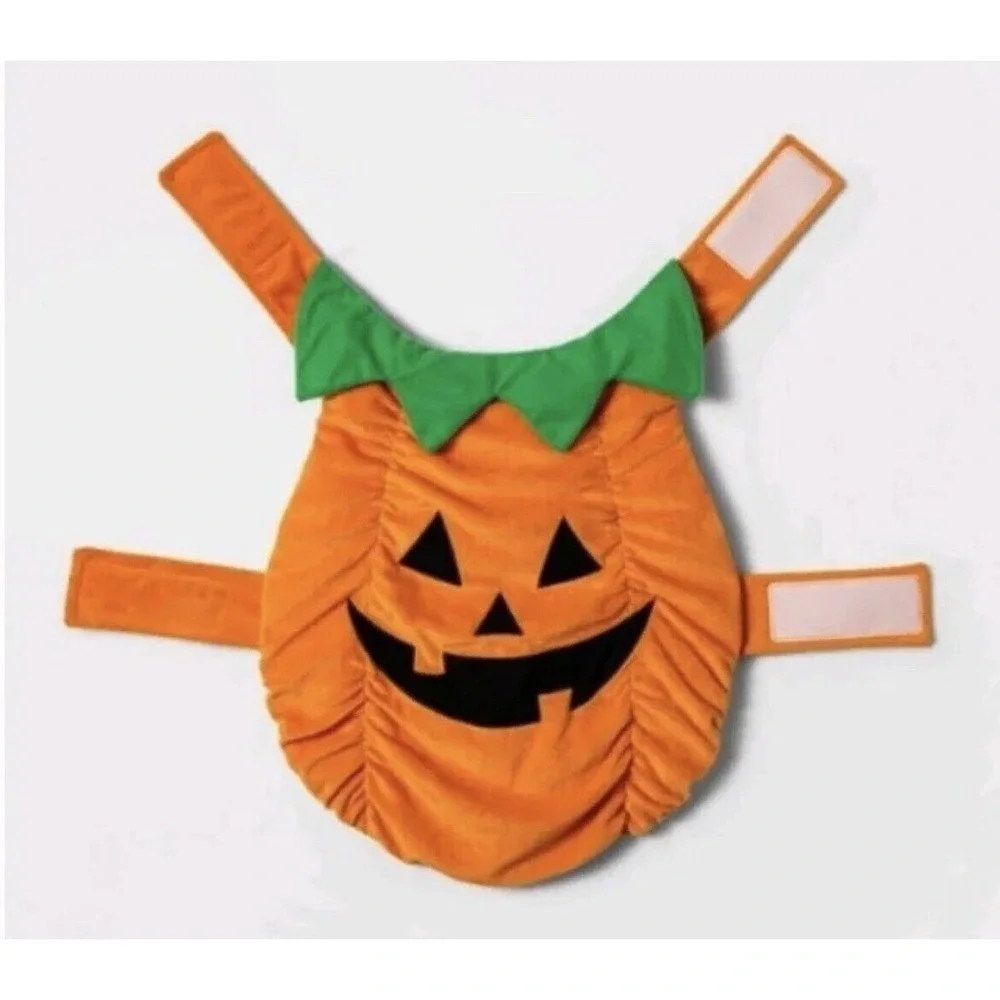 Pumpkin Adjustable Dog Cat Pet Costume Vest Hyde & EEK! Boutique, Size Small